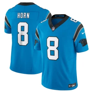 Jaycee horn carolina panthers nike vapor f.u.s.e. limited jersey Blue