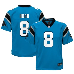 Jaycee horn carolina panthers nike youth game jersey Blue