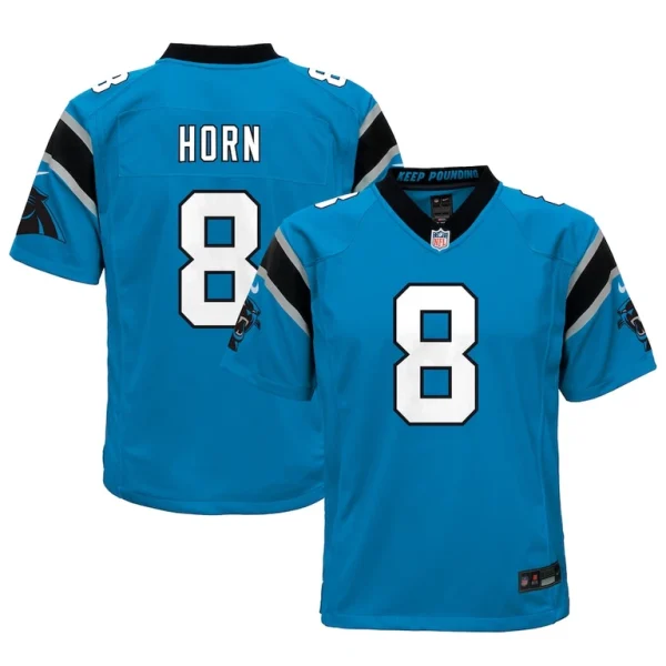 Jaycee horn carolina panthers nike youth game jersey Blue