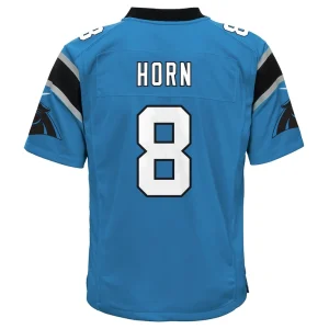 Jaycee horn carolina panthers nike youth game jersey Blue Yth L
