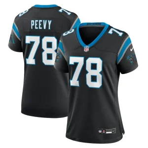 Jayden peevy carolina panthers nike womens game jersey Black