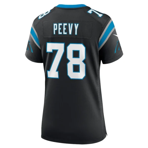 Jayden peevy carolina panthers nike womens game jersey Black L