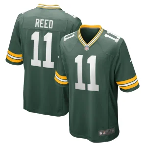 Jayden reed green bay packers nike game jersey Green