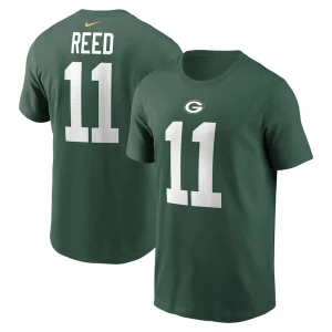 Jayden reed green bay packers nike name number t shirt Green