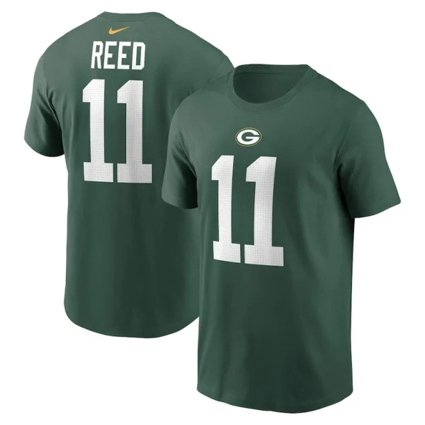 Jayden reed green bay packers nike name number t shirt Green