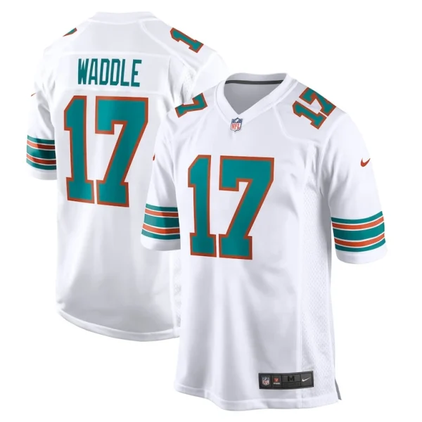 Jaylen waddle miami dolphins nike game jersey White