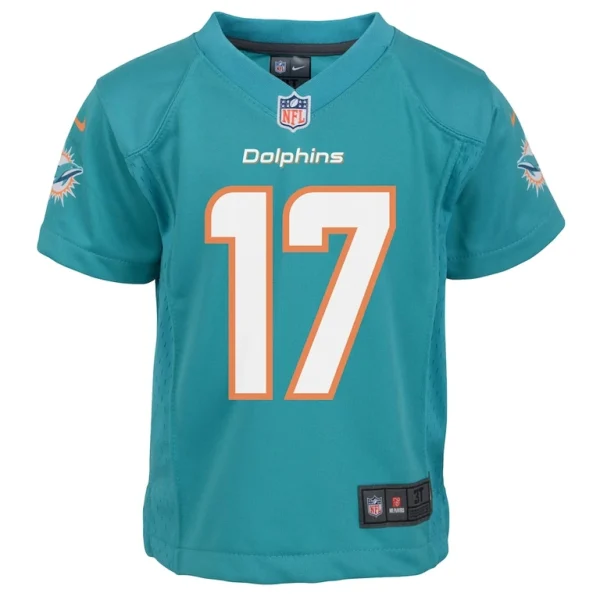 Jaylen waddle miami dolphins nike preschool game jersey Aqua 56