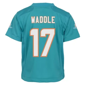 Jaylen waddle miami dolphins nike preschool game jersey Aqua 7