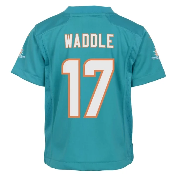 Jaylen waddle miami dolphins nike preschool game jersey Aqua 7