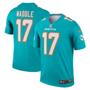 Jaylen waddle miami dolphins nike team legend player performance top Aqua