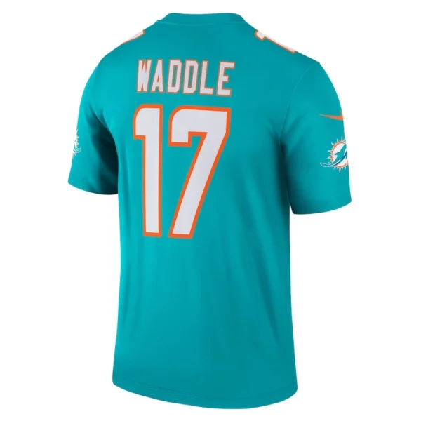 Jaylen waddle miami dolphins nike team legend player performance top Aqua L
