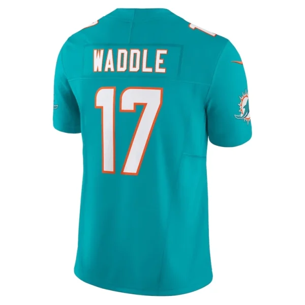 Jaylen waddle miami dolphins nike vapor f.u.s.e. limited jersey Aqua L