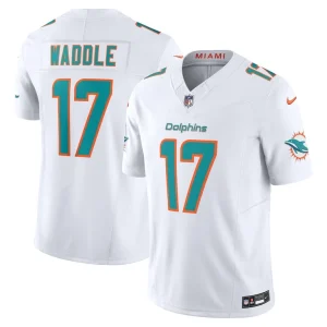 Jaylen waddle miami dolphins nike vapor f.u.s.e. limited jersey White