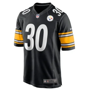 Jaylen warren pittsburgh steelers nike game player jersey Black M
