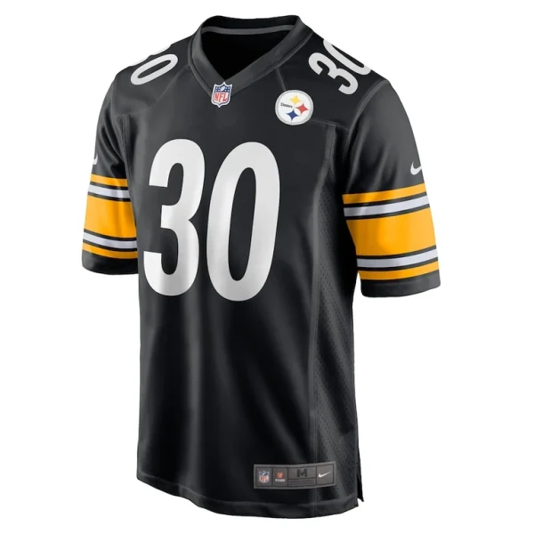 Jaylen warren pittsburgh steelers nike game player jersey Black M