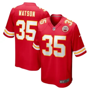 Jaylen watson kansas city chiefs nike game player jersey Red