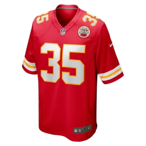 Jaylen watson kansas city chiefs nike game player jersey Red M