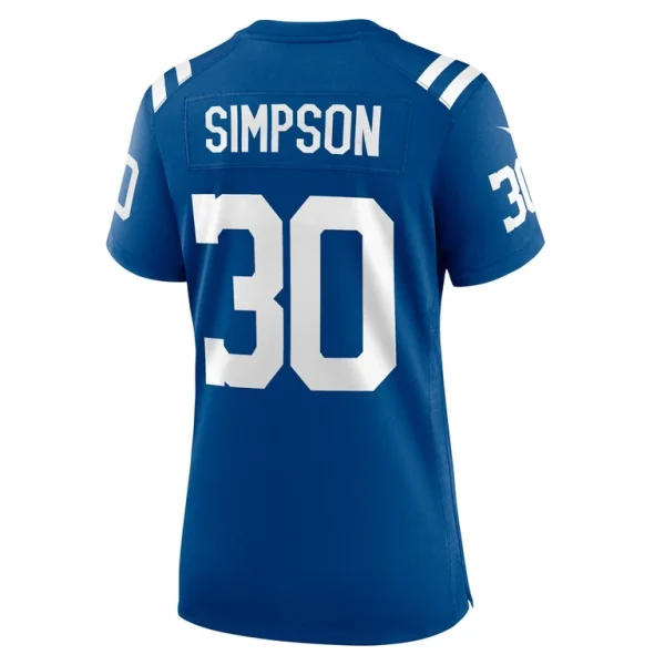Jaylin simpson indianapolis colts nike womens game jersey Royal L