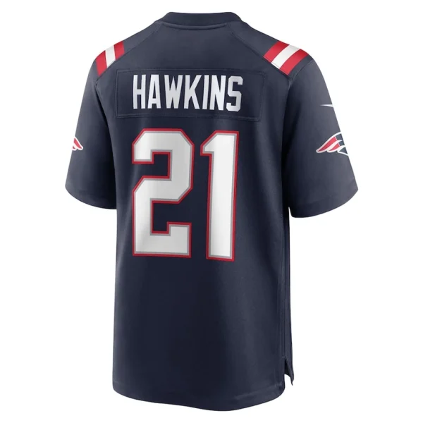 Jaylinn hawkins new england patriots nike game jersey Navy L