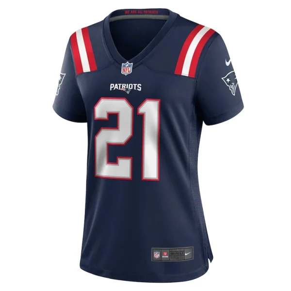 Jaylinn hawkins new england patriots nike womens game jersey Navy M
