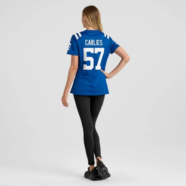 Jaylon carlies indianapolis colts nike womens game jersey Royal 2XL