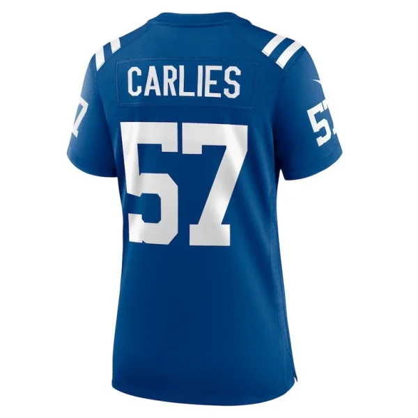 Jaylon carlies indianapolis colts nike womens game jersey Royal L