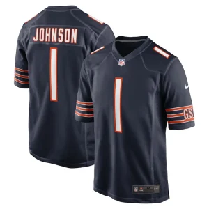Jaylon johnson chicago bears nike game jersey Navy