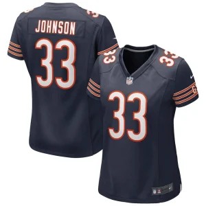 Jaylon johnson chicago bears nike womens game jersey Navy
