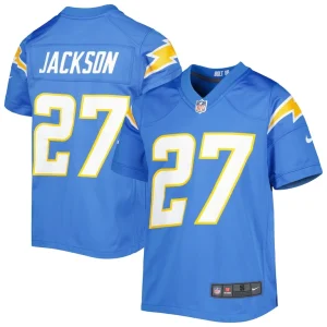 Jc jackson los angeles chargers nike youth game jersey Powder blue