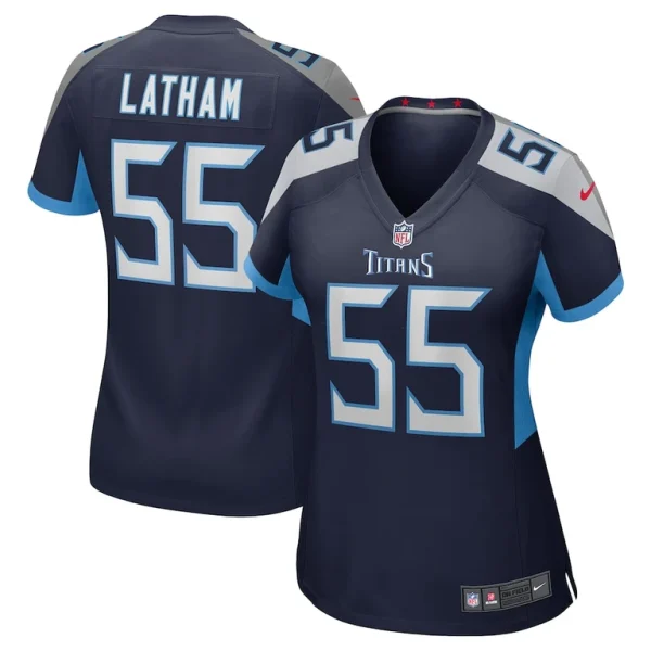Jc latham tennessee titans nike womens team game jersey Navy