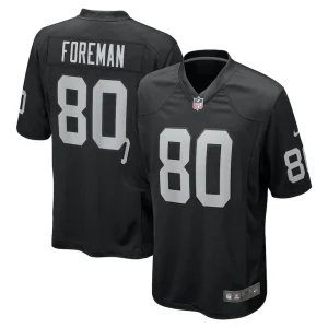 Jeff foreman las vegas raiders nike team game jersey Black