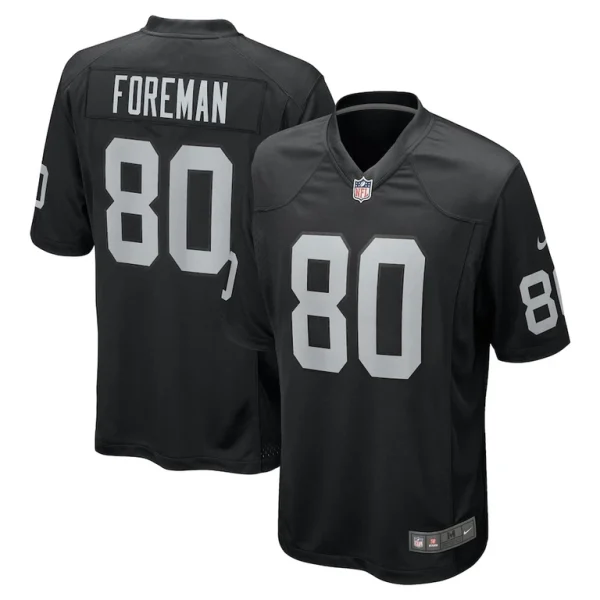 Jeff foreman las vegas raiders nike team game jersey Black
