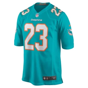 Jeff wilson jr. miami dolphins nike game player jersey Aqua M