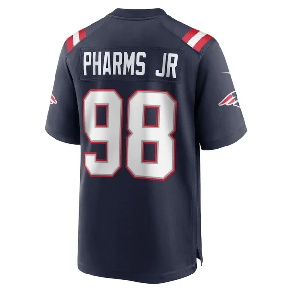 Jeremiah pharms jr. new england patriots nike game jersey Navy L