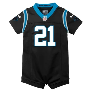 Jeremy chinn carolina panthers nike newborn romper game jersey Black 3 6 MO