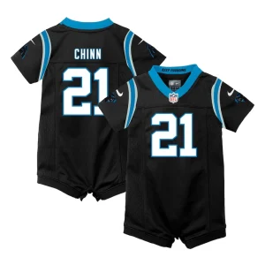 Jeremy chinn carolina panthers nike newborn romper game jersey Black
