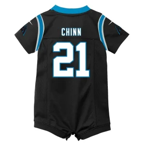 Jeremy chinn carolina panthers nike newborn romper game jersey Black 6 9 MO