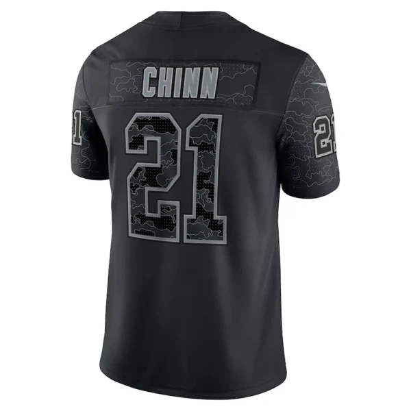 Jeremy chinn carolina panthers nike rflctv limited jersey Black 2XL