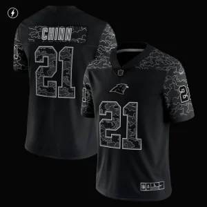 Jeremy chinn carolina panthers nike rflctv limited jersey Black M