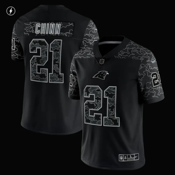 Jeremy chinn carolina panthers nike rflctv limited jersey Black M