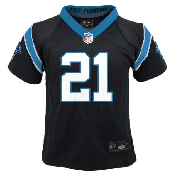 Jeremy chinn carolina panthers nike toddler game jersey Black 3T