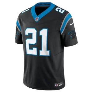 Jeremy chinn carolina panthers nike vapor f.u.s.e. limited jersey Black M