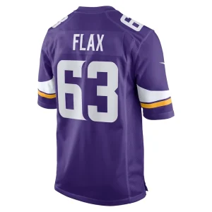 Jeremy flax minnesota vikings nike game jersey Purple L