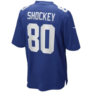 Jeremy shockey new york giants nike game retired player jersey Royal L