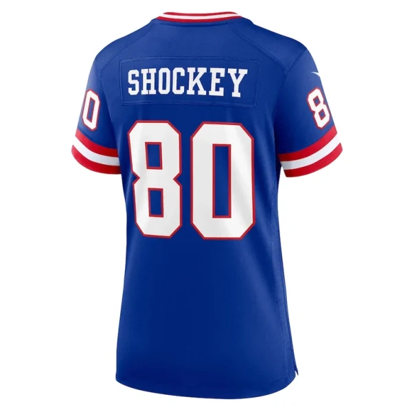 Jeremy shockey new york giants nike womens classic retired player game jersey Royal L