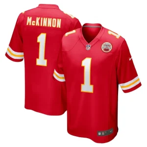 Jerick mckinnon kansas city chiefs nike game player jersey Red