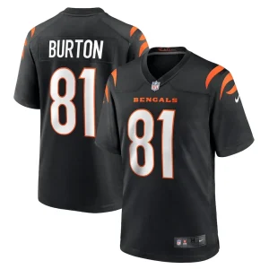 Jermaine burton cincinnati bengals nike game jersey Black
