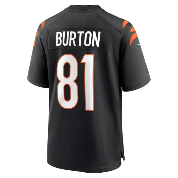 Jermaine burton cincinnati bengals nike game jersey Black L