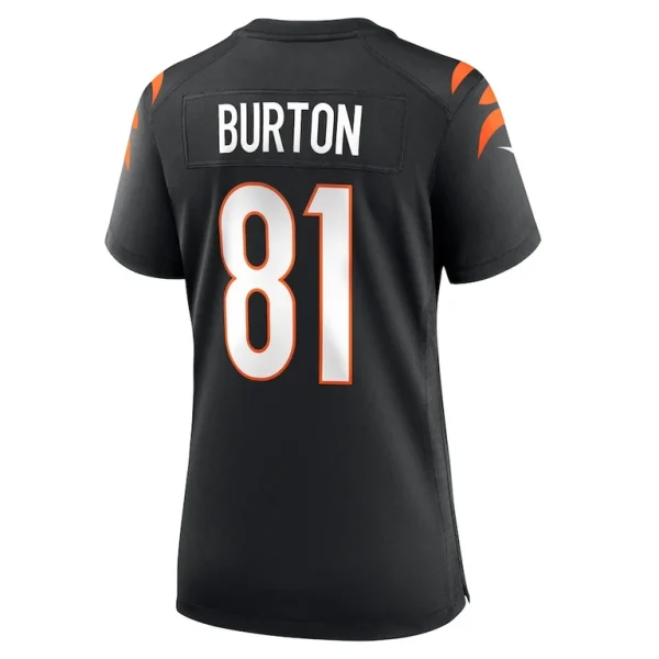 Jermaine burton cincinnati bengals nike womens game jersey Black L