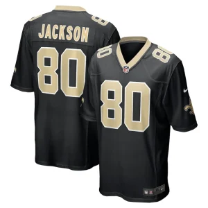 Jermaine jackson new orleans saints nike game jersey Black